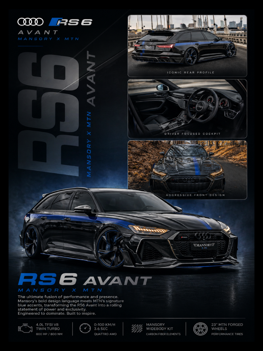 Audi - RS6 Avant Mansory x MTM