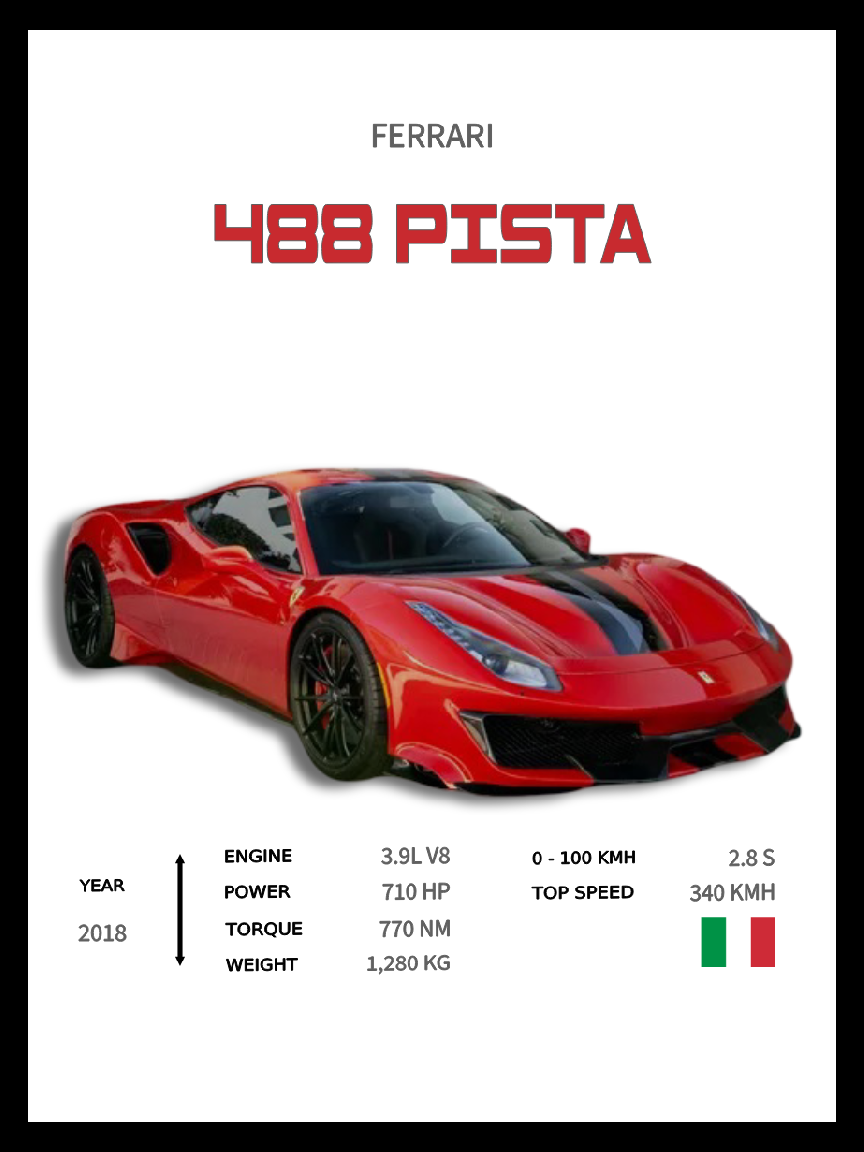 Ferrari - 488 Pista