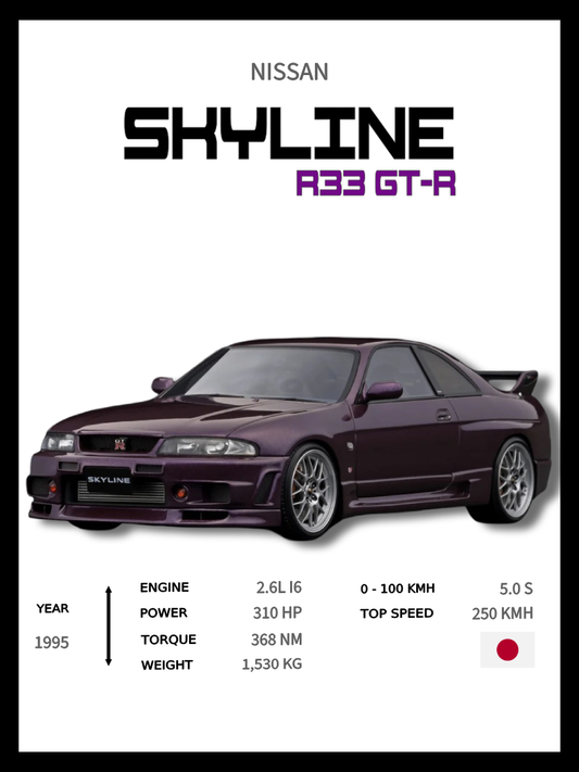 Nissan - Skyline R33 GT-R
