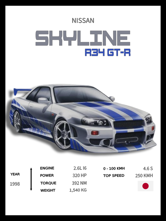 Nissan - Skyline R34 GT-R