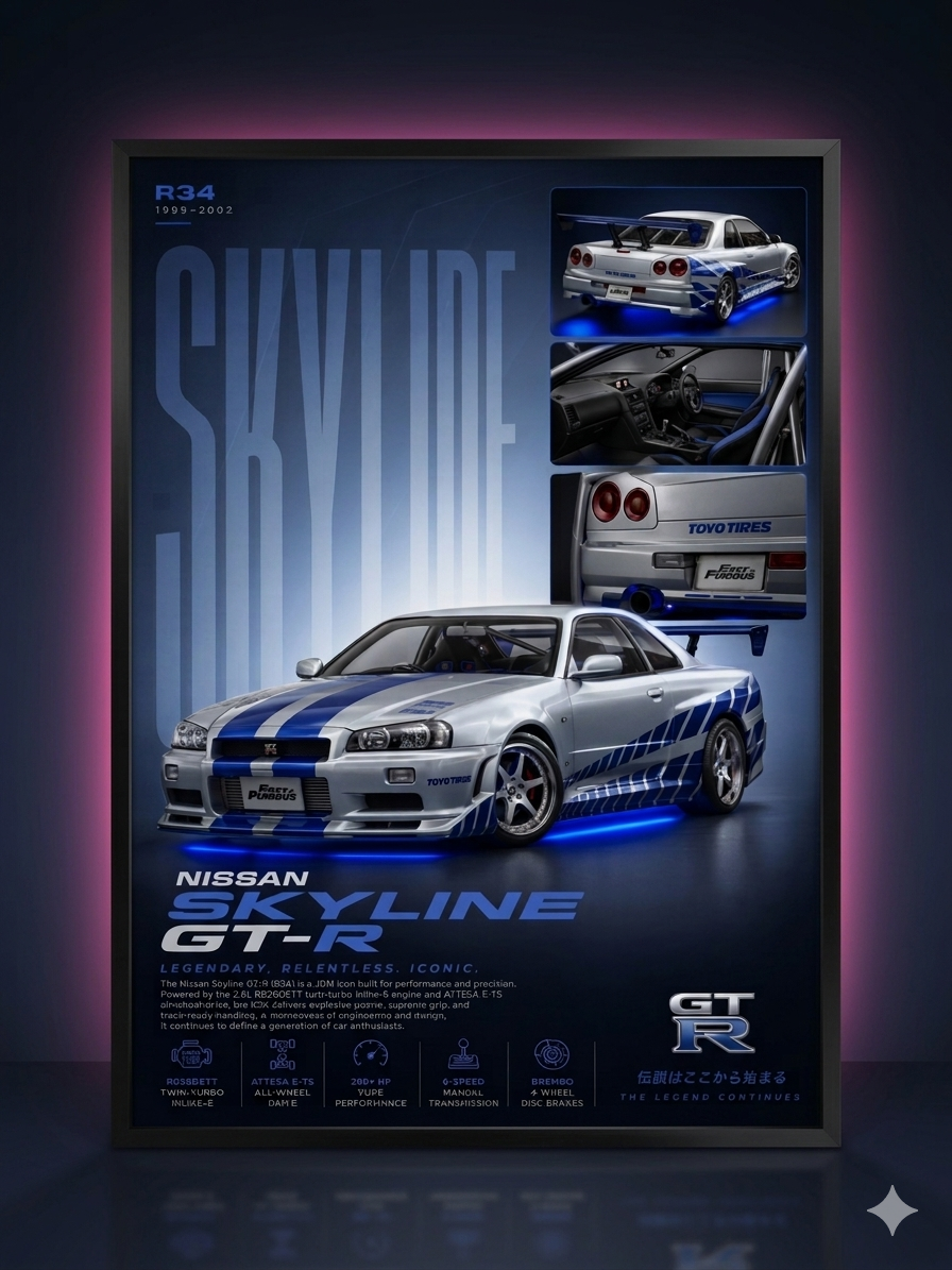 Nissan - Skyline R34 GT-R