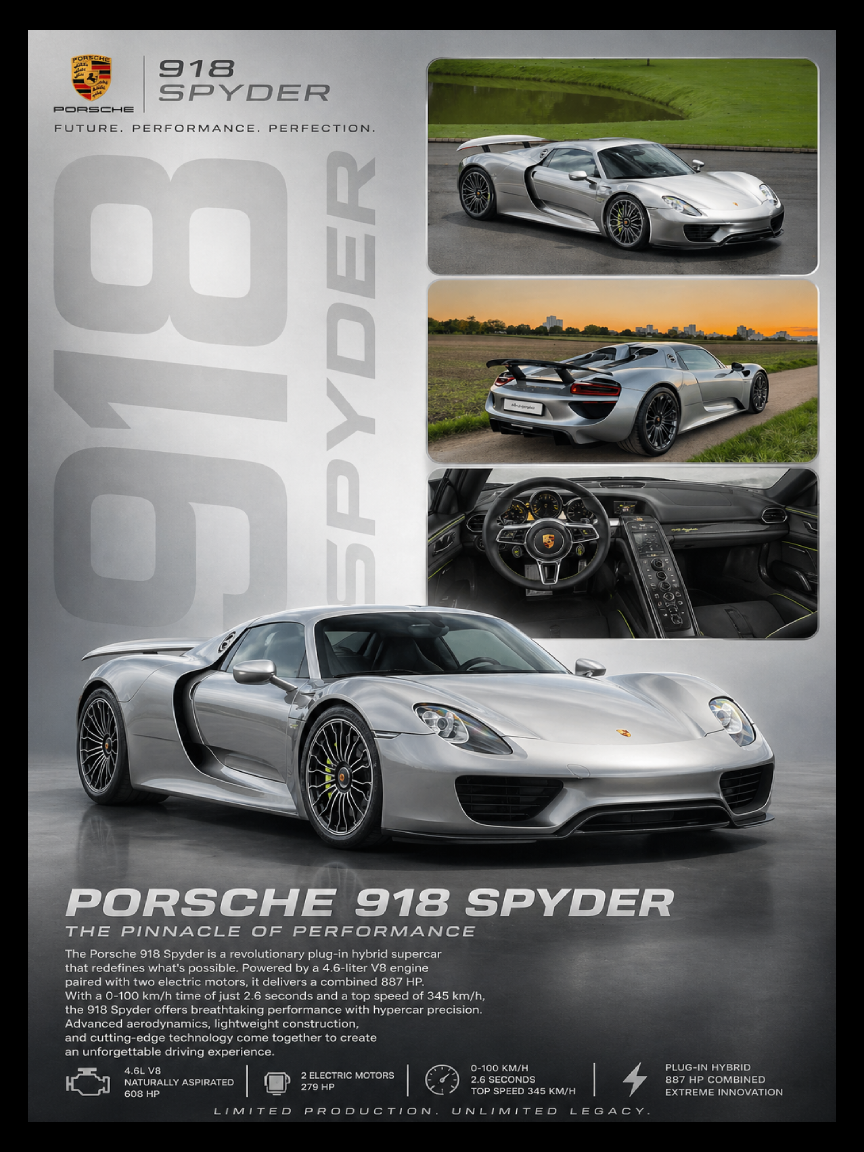 Porsche - 918 Spyder