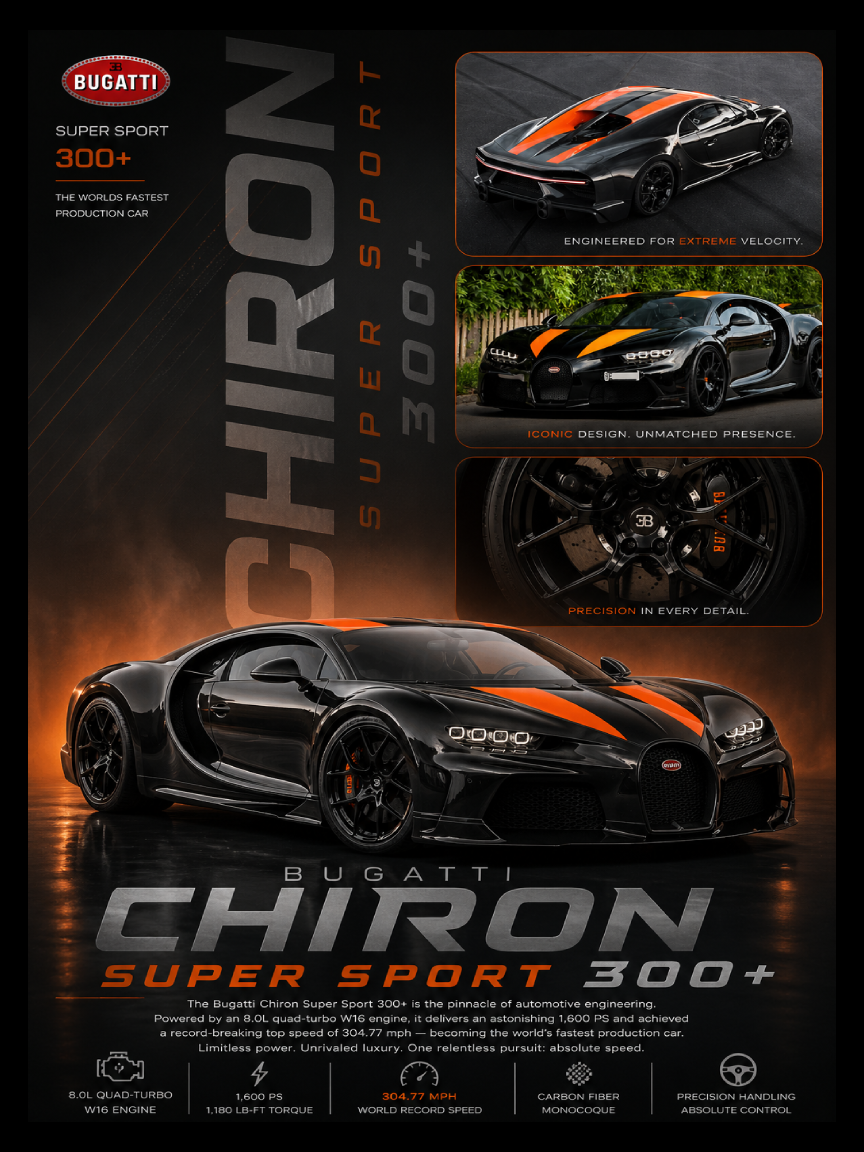 Bugatti - Chiron Supersport 300+