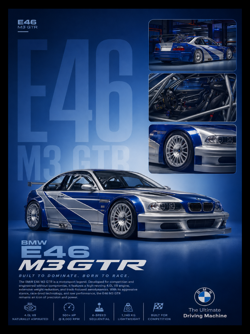 BMW - E46 M3 GTR NFS