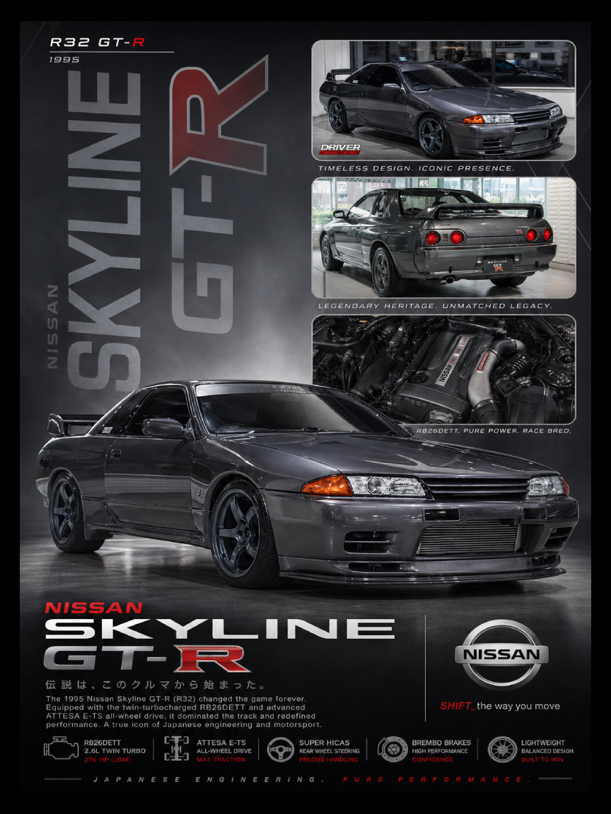 Nissan - Skyline R32 GT-R