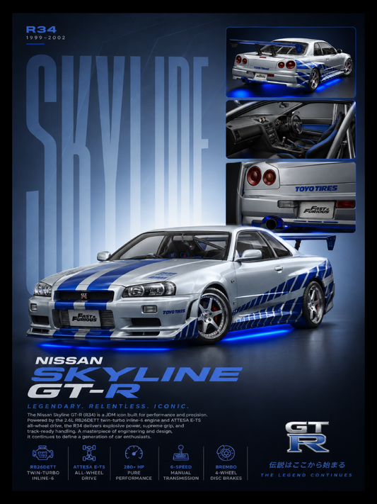 Nissan - Skyline R34 GT-R