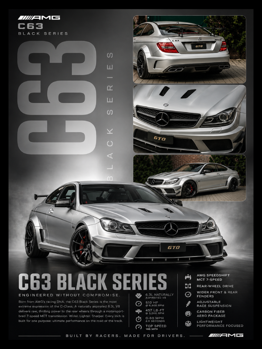 Mercedes - AMG C63 Black Series